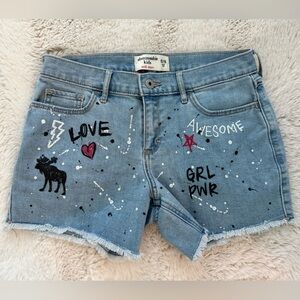 A&f kids shorts girls